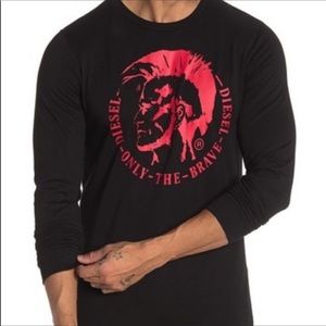 Diesel Head Logo Long Sleeve shirt